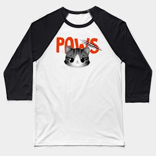 Cat paws Baseball T-Shirt